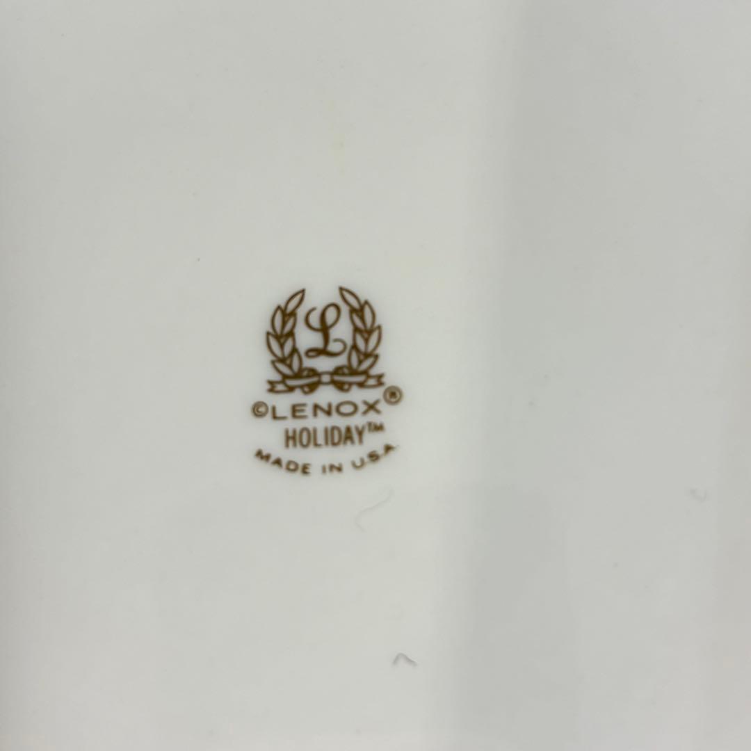 Lenox ホリデー ひいらぎ　皿　5枚