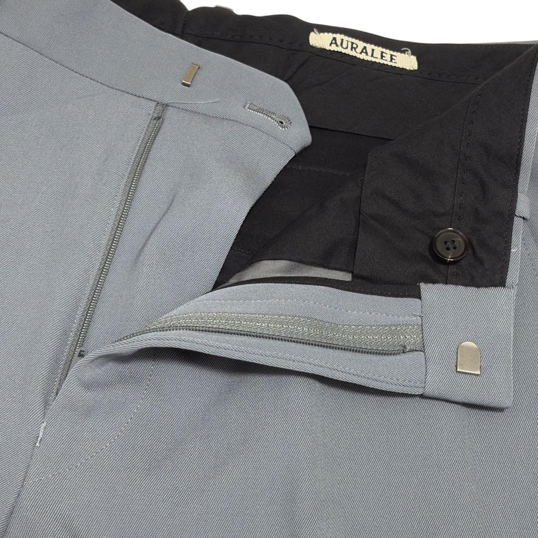 AURALEE オーラリー　WOOL MAX GABAGINE SLACKS 4