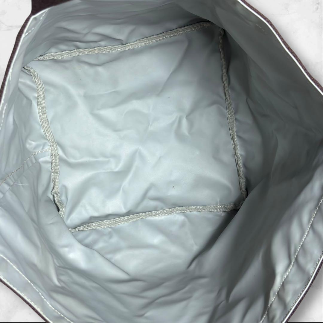 エルベシャプリエ 舟形 トートバッグ 725C ハンドバッグ マスティックグレー