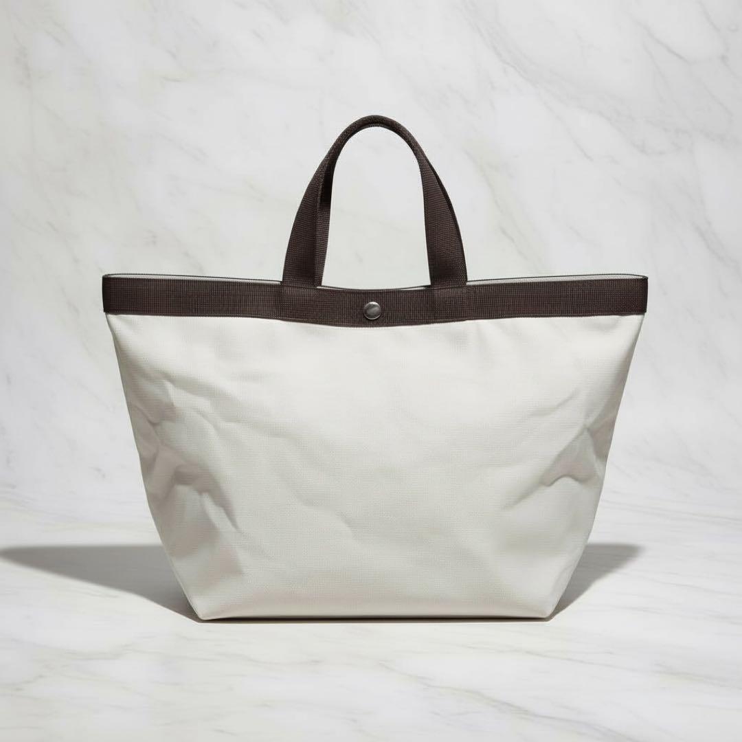 エルベシャプリエ 舟形 トートバッグ 725C ハンドバッグ マスティックグレー