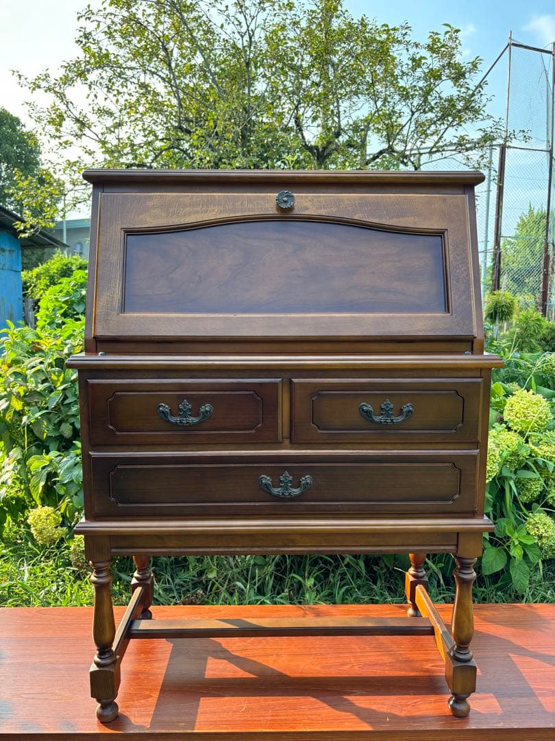 karimoku カリモク コロニアル　ライティングビューロー　ビンテージ