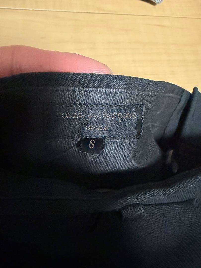 COMME des GARCONS HOMME スラックス　黒