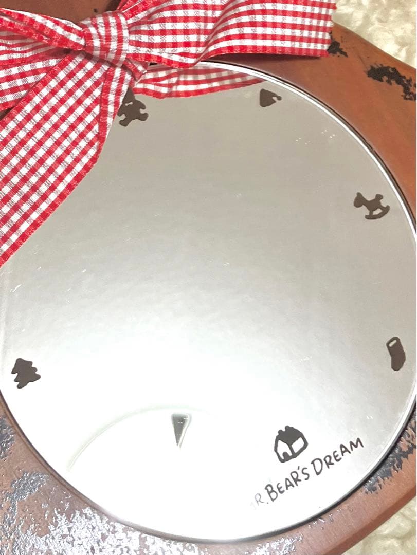 昭和レトロサンリオ　ミスターベアーズドリーム壁掛けミラー