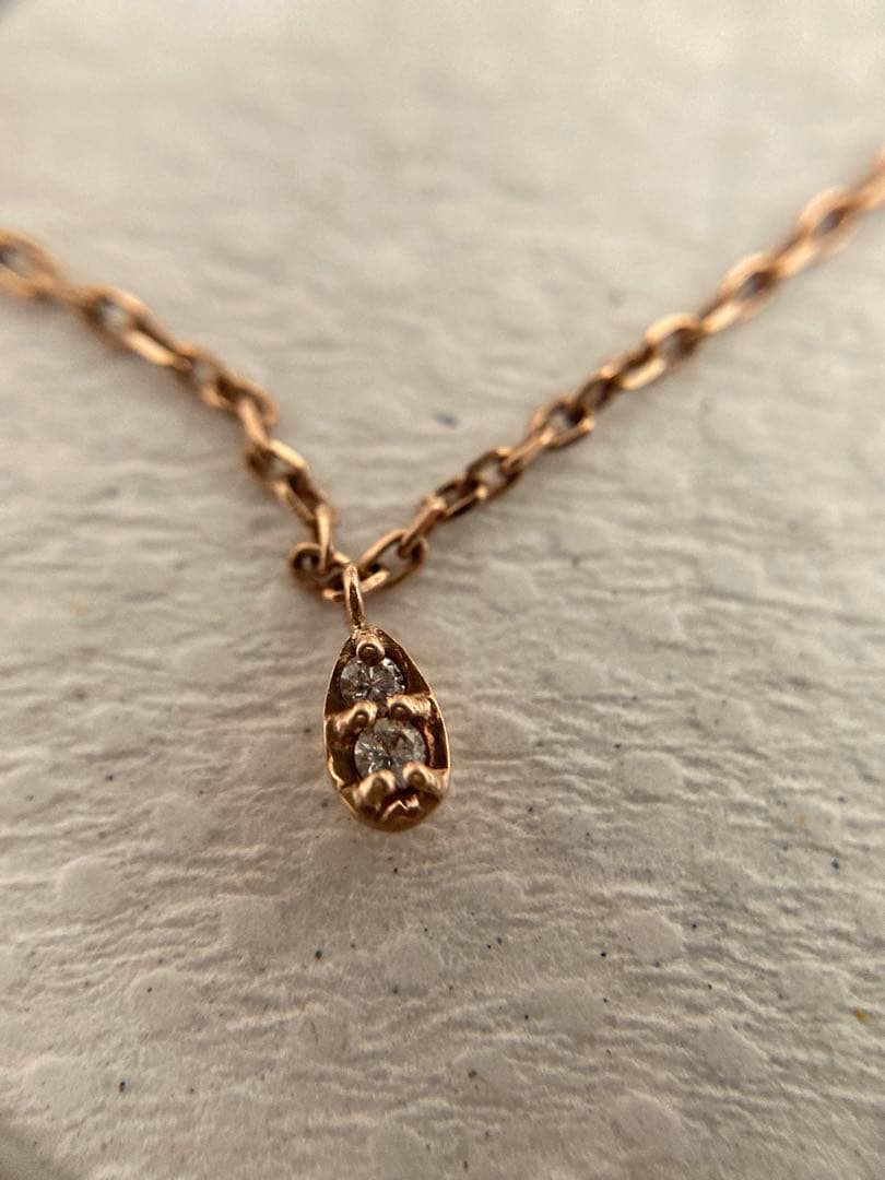 k10 ダイヤモンド　ネックレス　組曲　1.95g