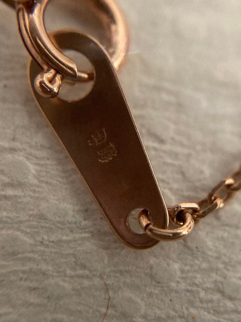 k10 ダイヤモンド　ネックレス　組曲　1.95g