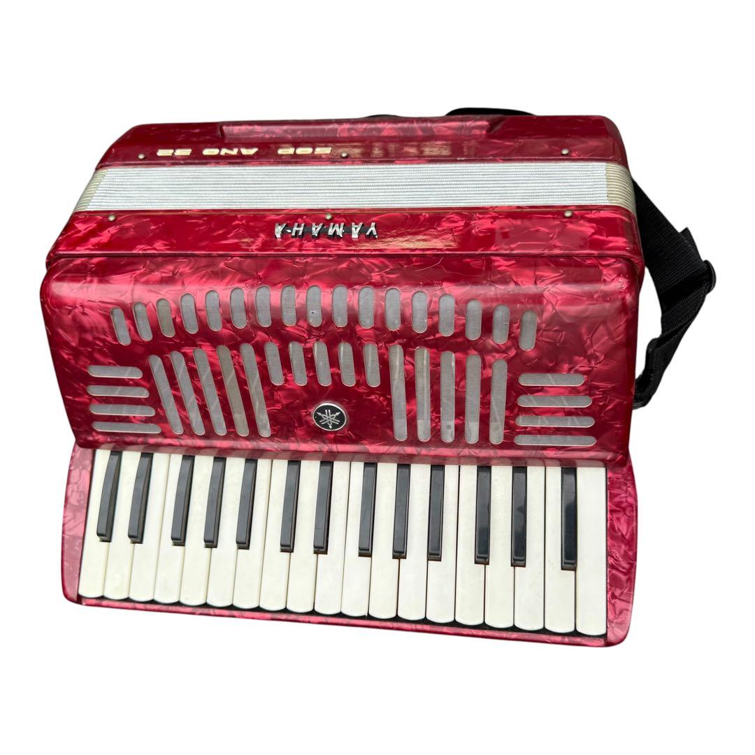 【整備済綺麗な音色】Yamaha ソプラノ アコーディオン S-32 32鍵