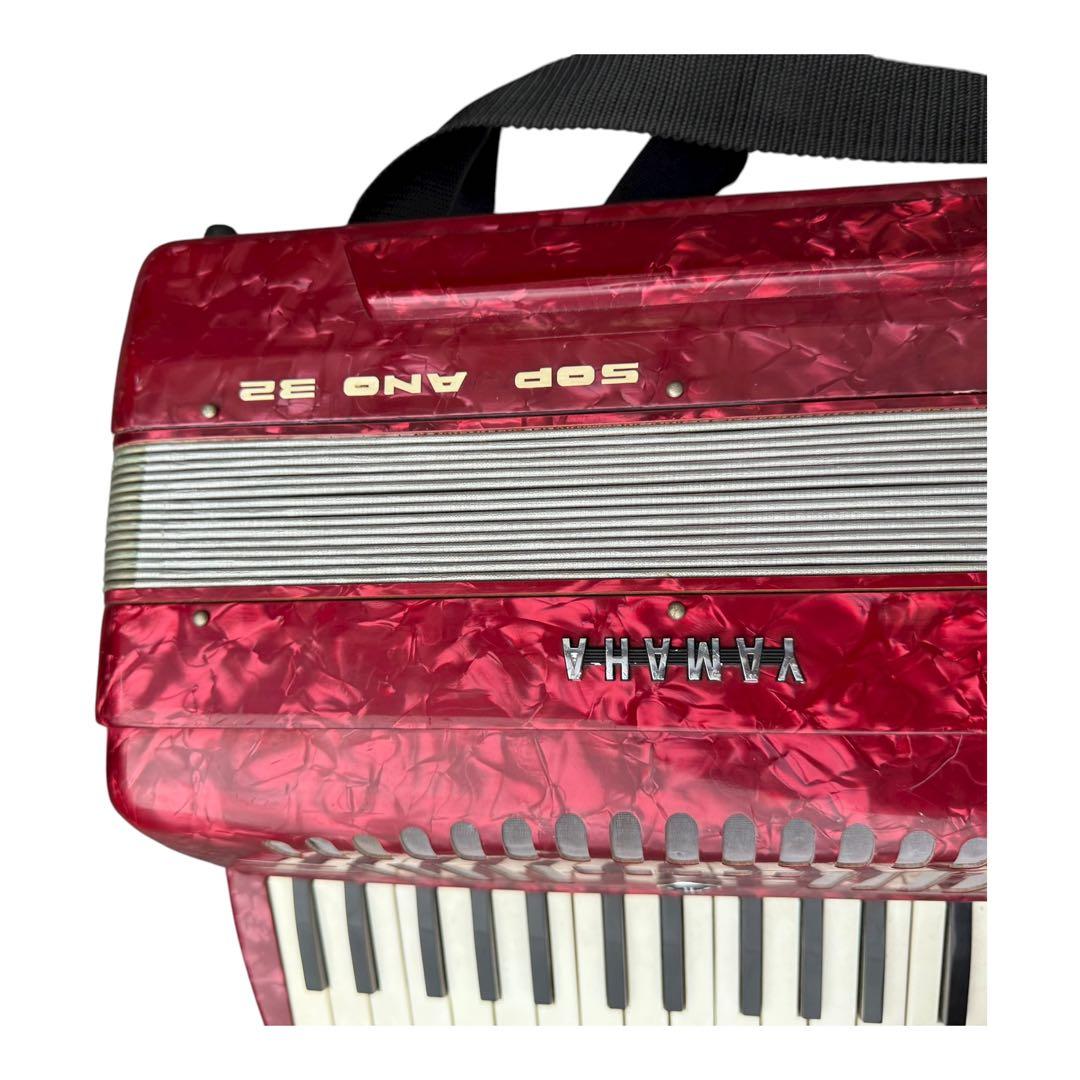 【整備済綺麗な音色】Yamaha ソプラノ アコーディオン S-32 32鍵