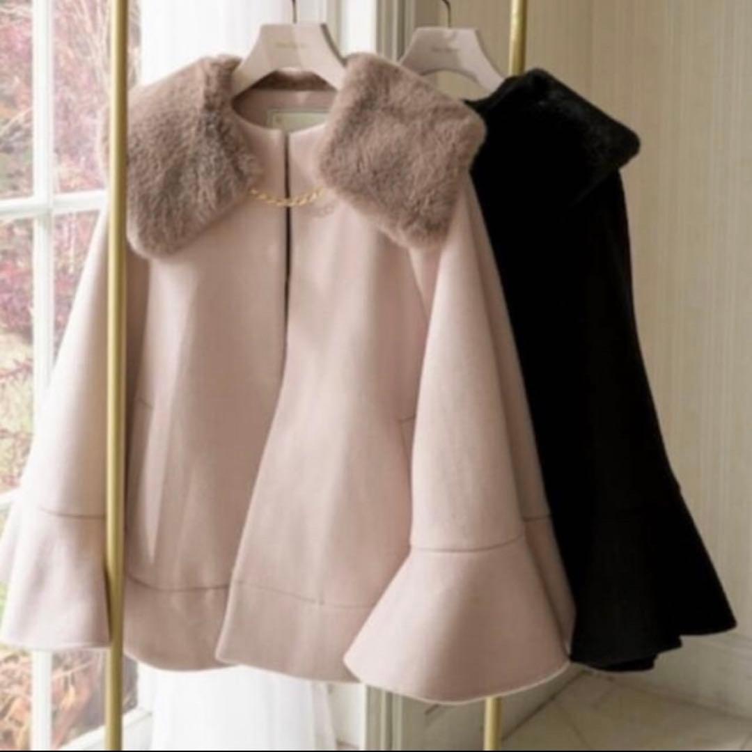 ジャケット・アウター herliptoConvertible Faux Fur Tippet Coat