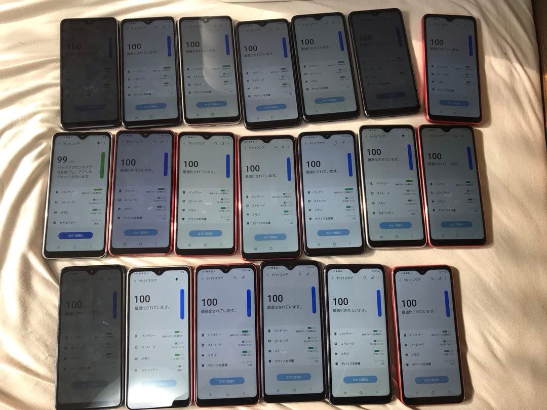 KZ　GALAXY A21 カラー3種類初期化済み40個docomo