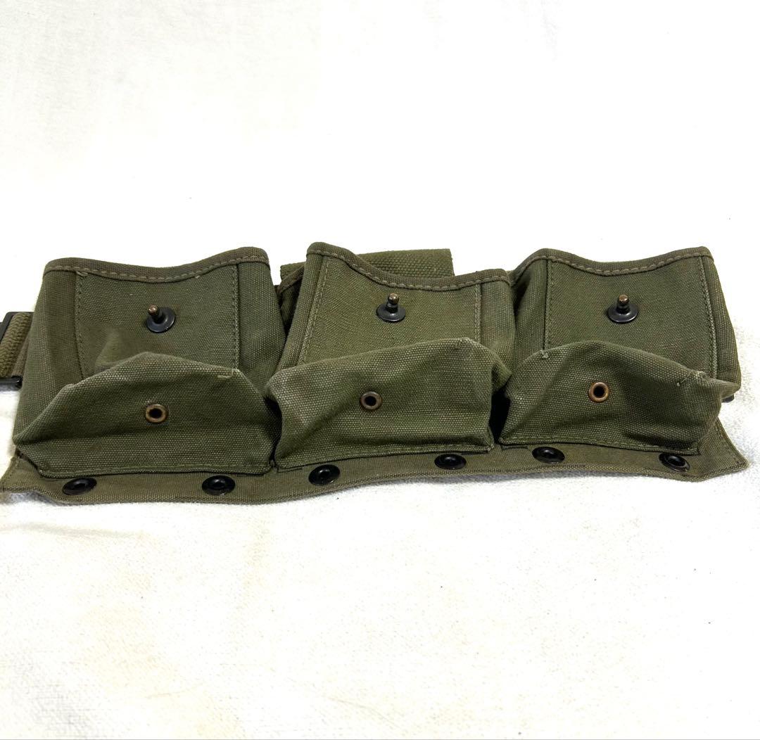 米軍ベトナム戦争/M1937/BAR弾帯/OD色/実物デッドストック