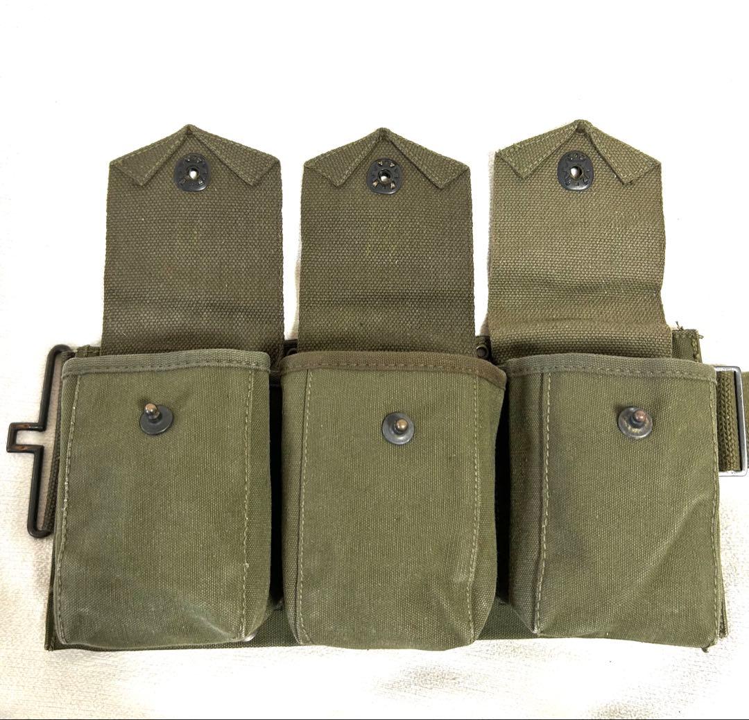 米軍ベトナム戦争/M1937/BAR弾帯/OD色/実物デッドストック