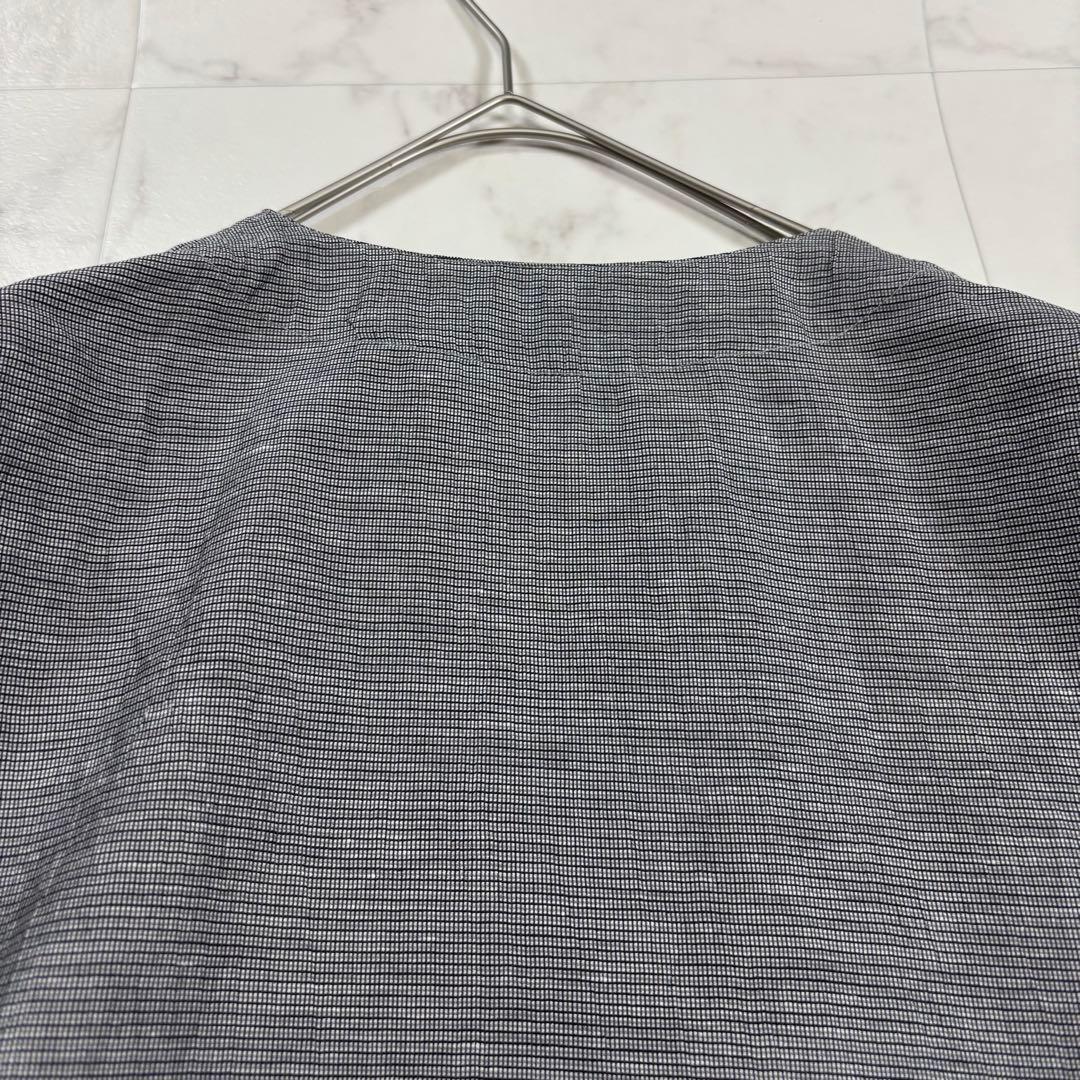 【美品】中川政七商店 セットアップ リネンブレンド 長袖シャツ イージーパンツ