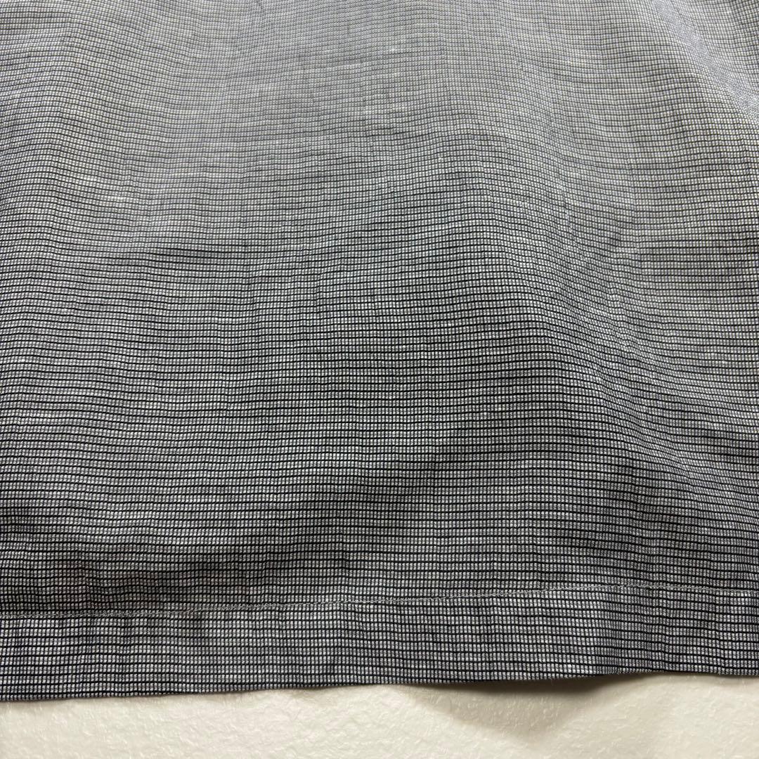 【美品】中川政七商店 セットアップ リネンブレンド 長袖シャツ イージーパンツ