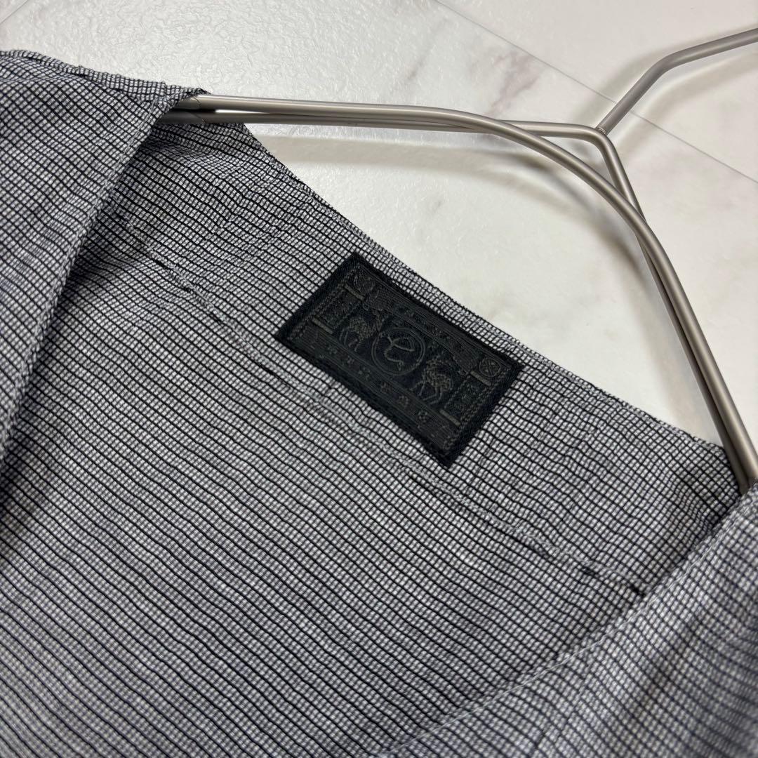 【美品】中川政七商店 セットアップ リネンブレンド 長袖シャツ イージーパンツ