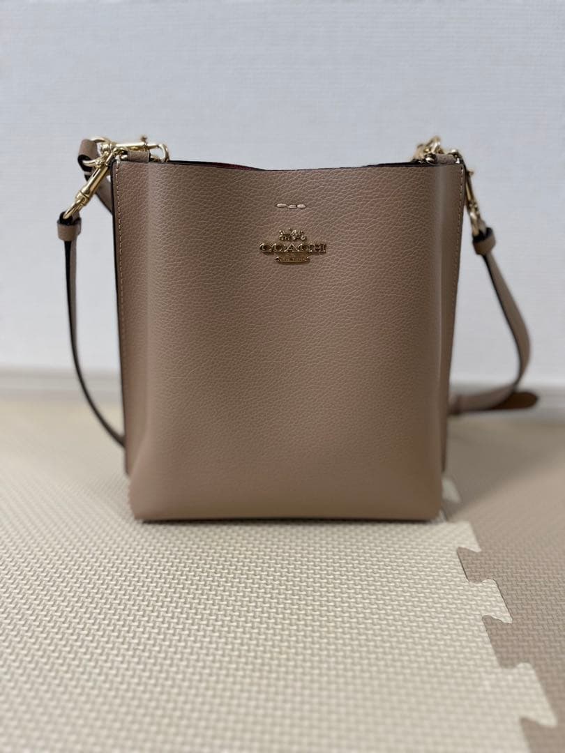 極美品　バケットバッグ ショルダーバッグ　ハンドバッグ2way バイカラー