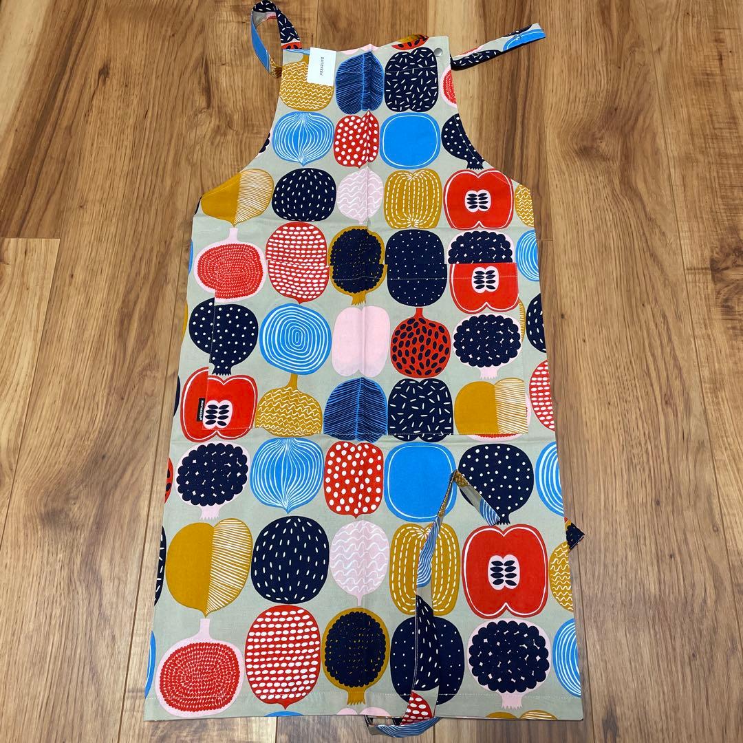 希少！marimekko コンポッティ　エプロン