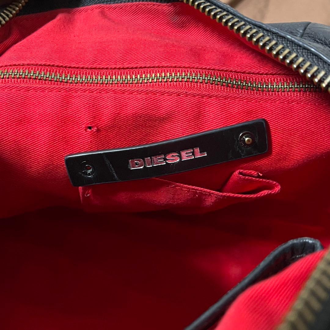 【希少美品】DIESEL ディーゼル 本革 レザー 2way ハンド ショルダー