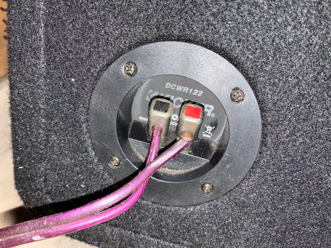 ★大迫力★KICKER CompR ウーファーアンプセット CXA1200.1