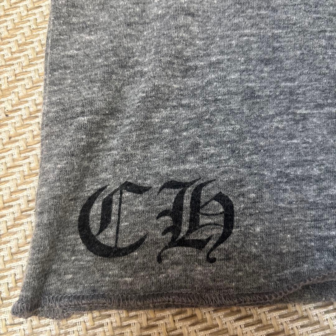 希少 クロムハーツ ヘンリーネック七分袖カットソー USA製