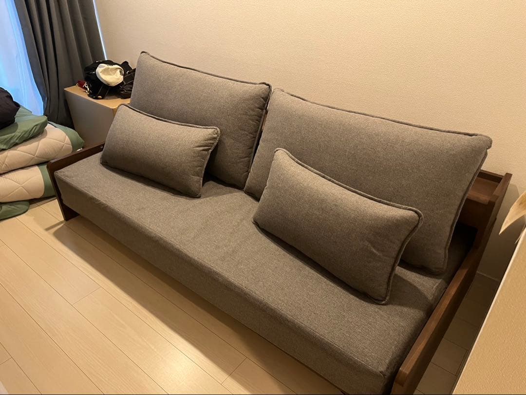 【オジオジ】ニトリ　3wayソファベッド　大クッションのみ