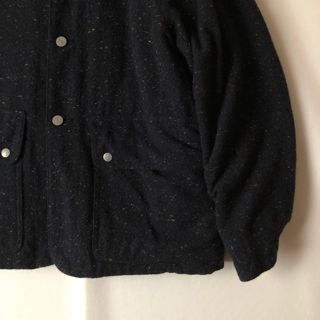 【冬物】SASSAFRAS ササフラス カバーオール ボアジャケット ドネガル