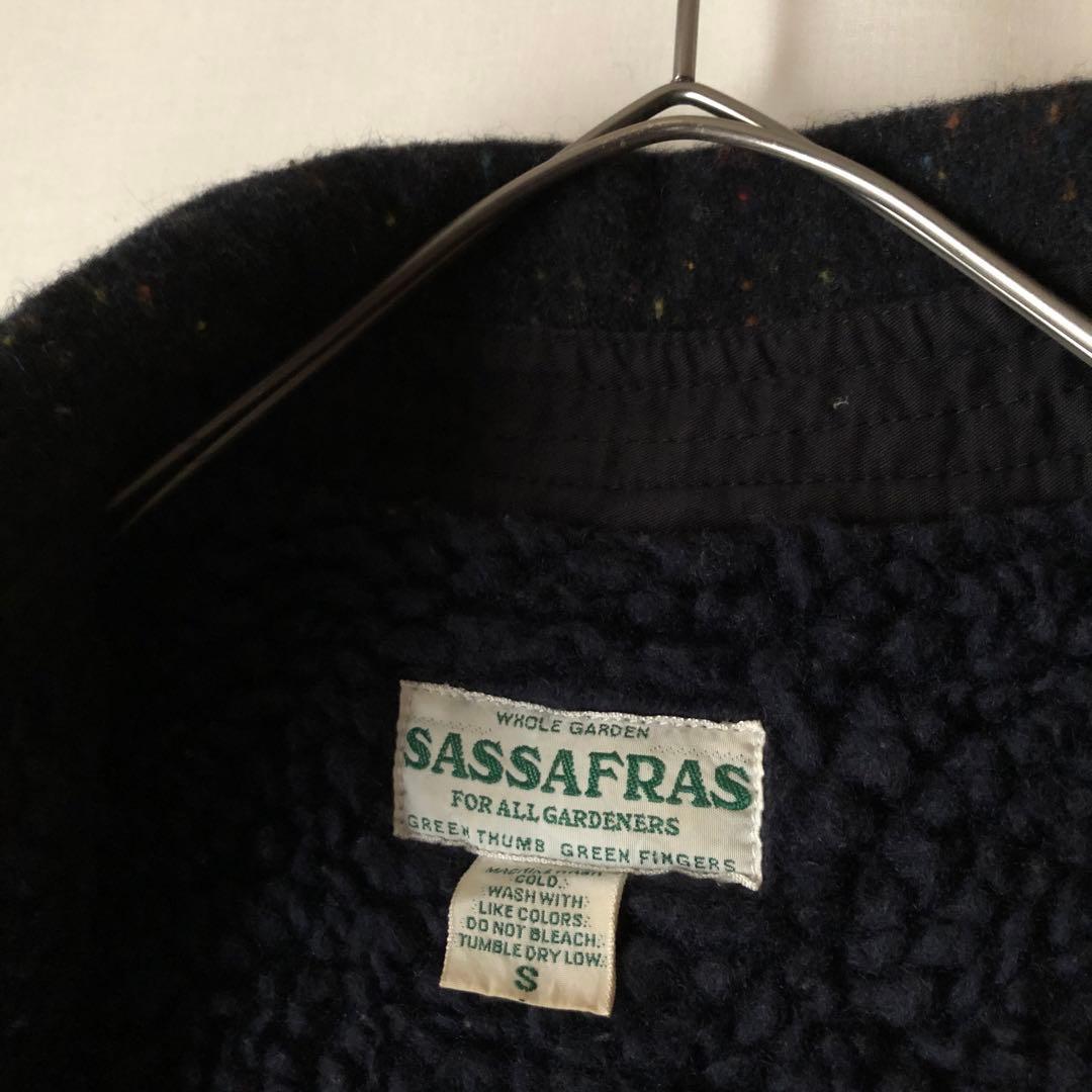 【冬物】SASSAFRAS ササフラス カバーオール ボアジャケット ドネガル