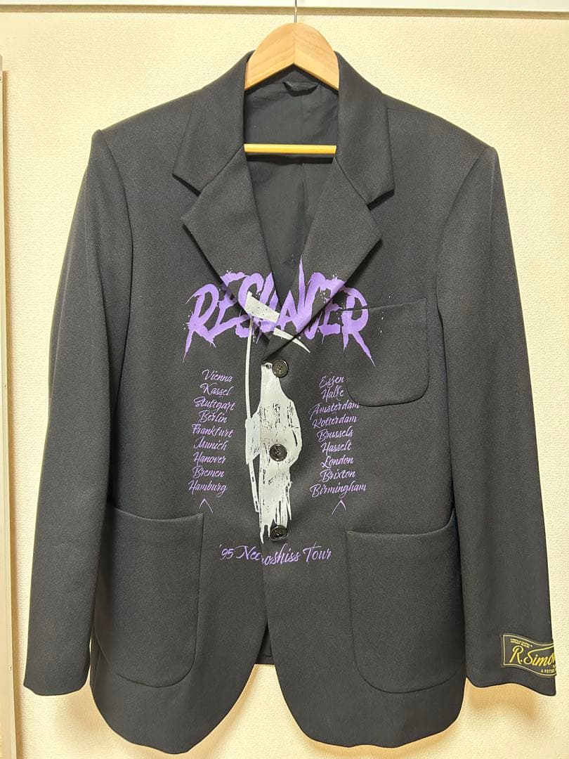 raf simons resilencer 22ssテーラードジャケット