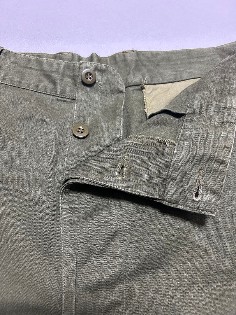 た*ん様 60s FRENCH ARMY M47 HBTカーゴパンツ 後期 45
