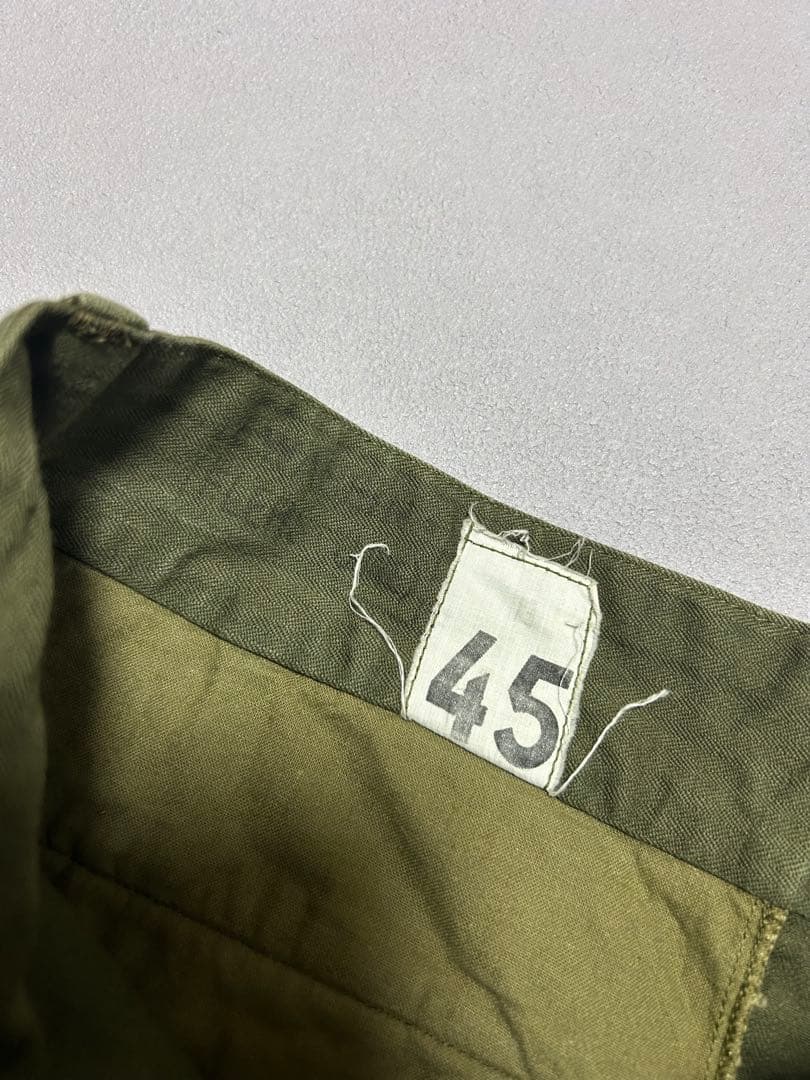 た*ん様 60s FRENCH ARMY M47 HBTカーゴパンツ 後期 45