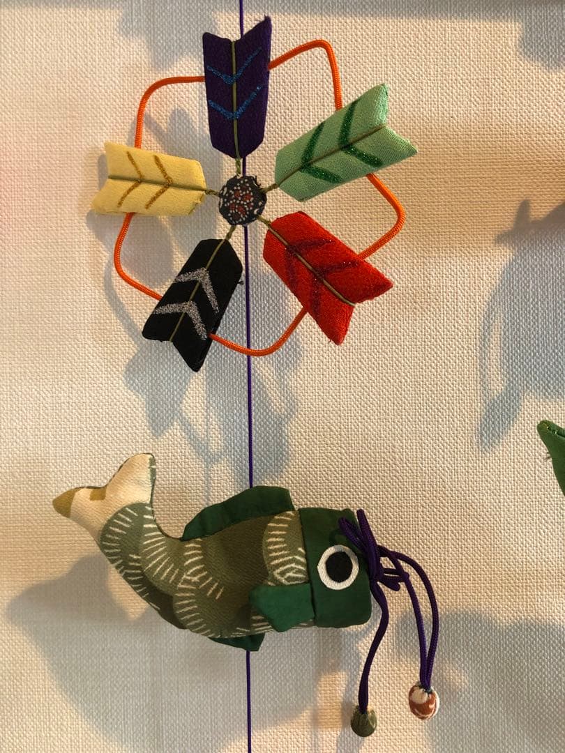 【匿名配送】端午の節句の壁掛け②　吊るし飾り　吊るし雛