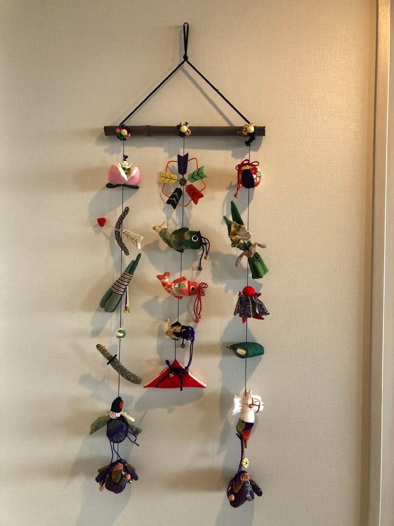 【匿名配送】端午の節句の壁掛け②　吊るし飾り　吊るし雛