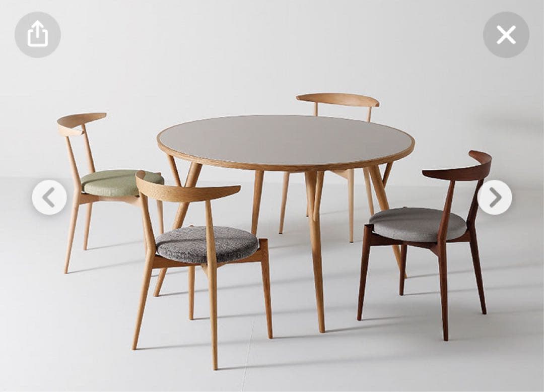 日進木工　Forms　ダイニングチェア　1脚