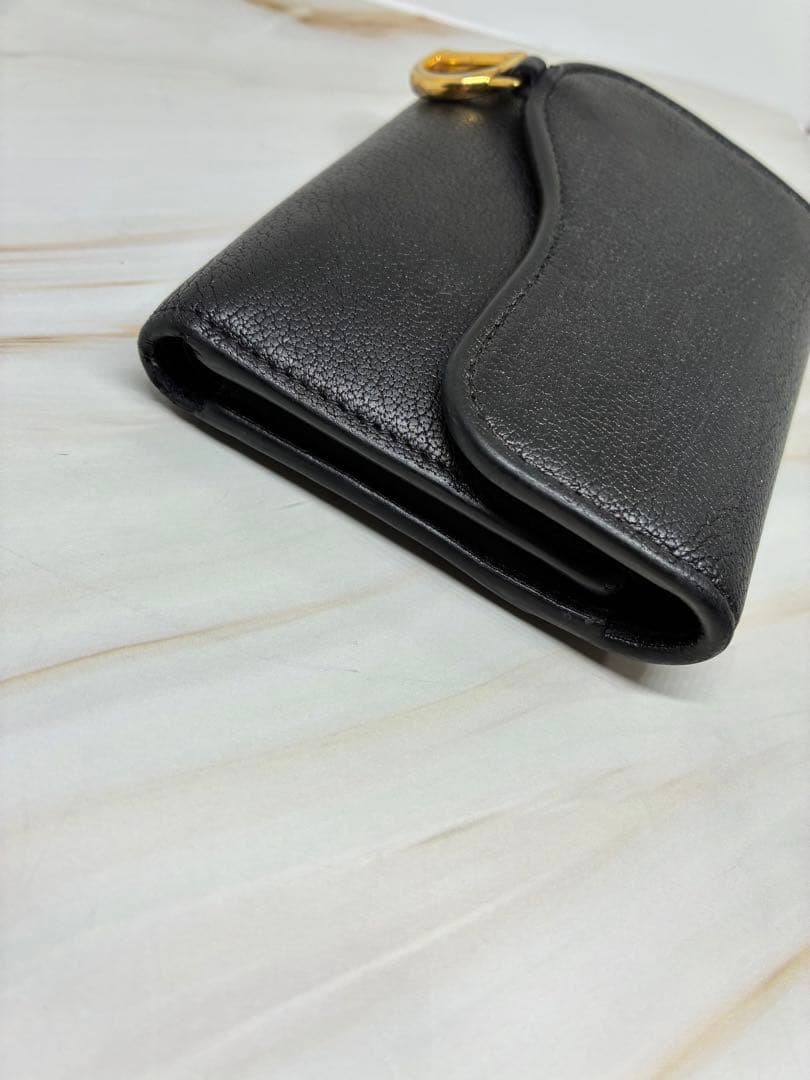 輪*〜様 Dior ディオール サドル ロータスウォレット 3つ折り財布