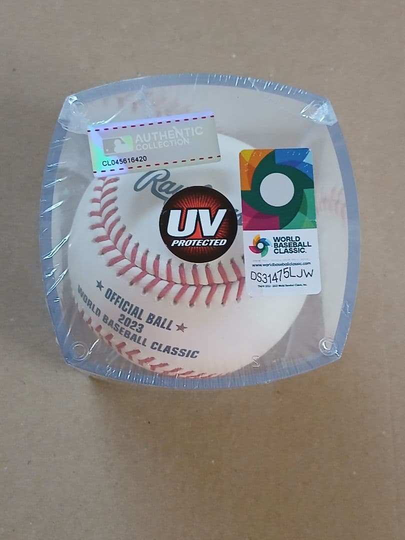 Rawlings 2023 WBC公式試合球 ケース付き