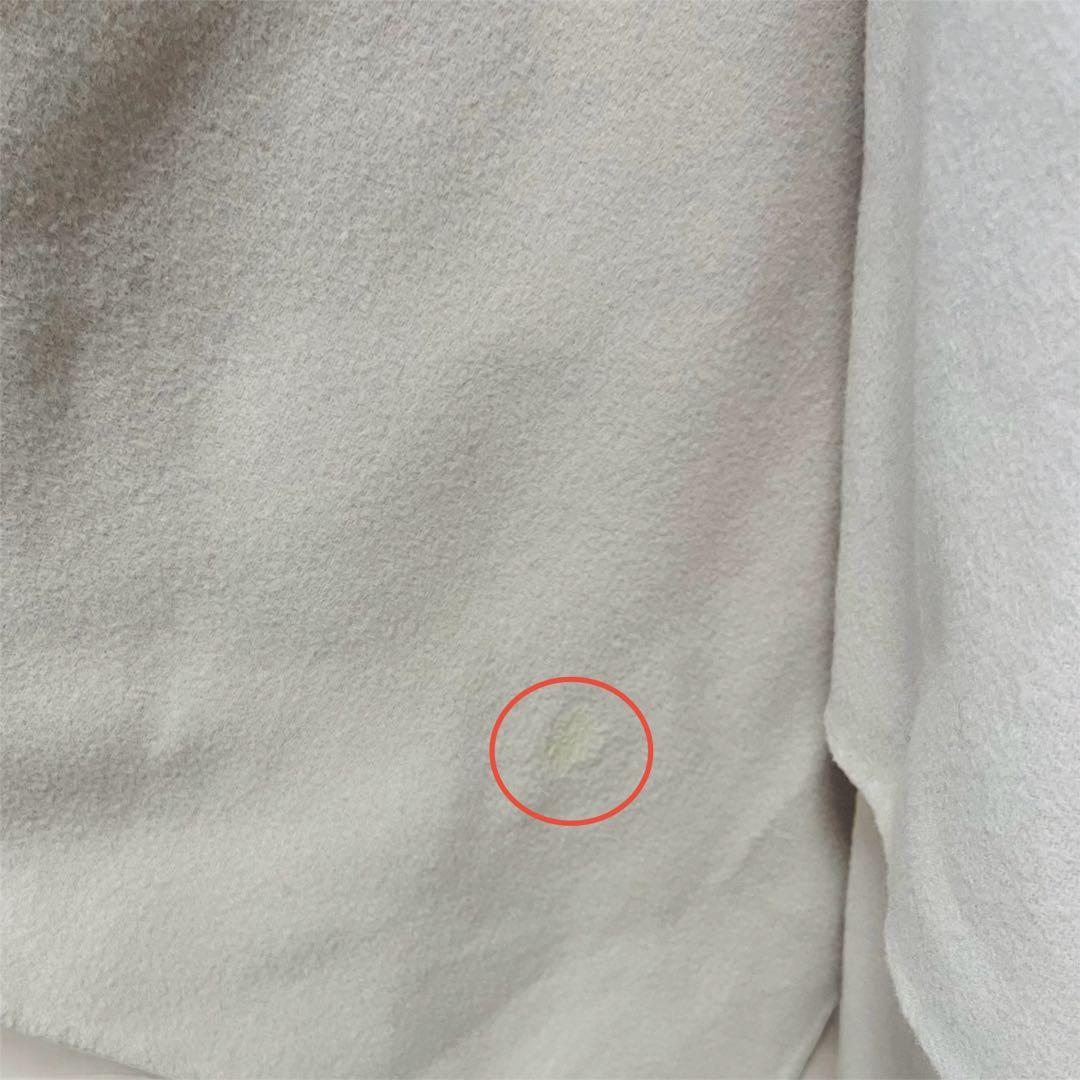 ⚠️汚れありアニュアンス anuans ウールポンチョコート （ICE GREY）