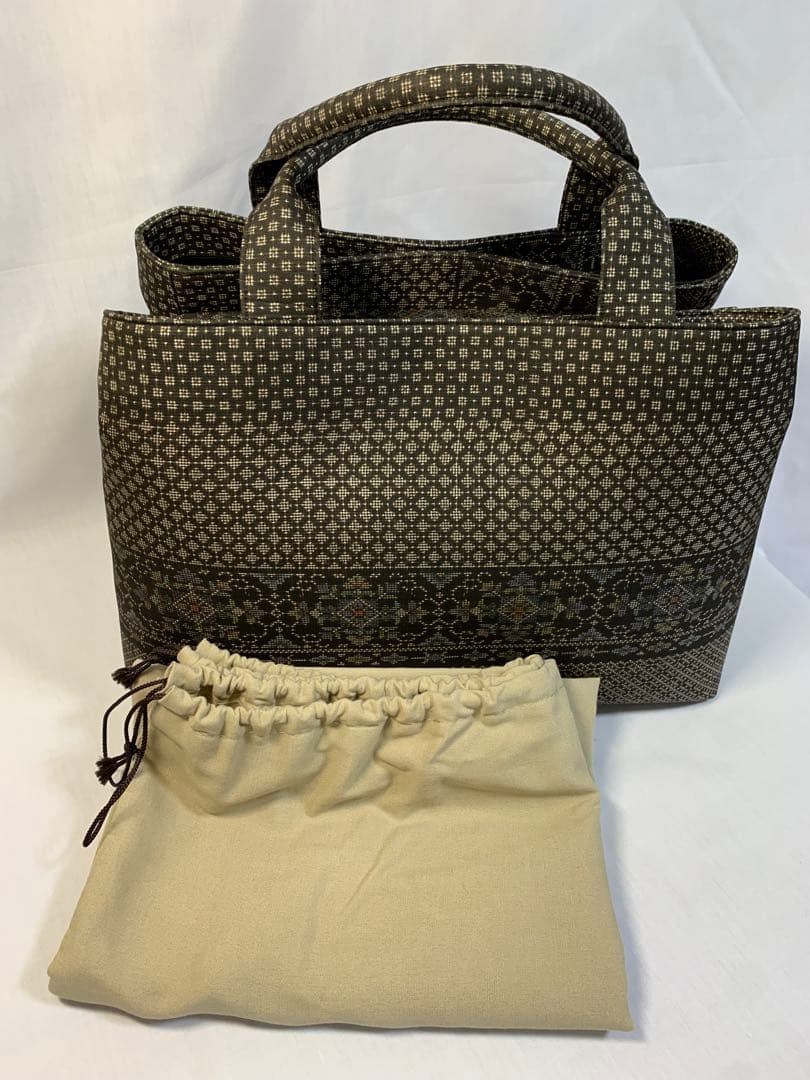 大島紬　バック