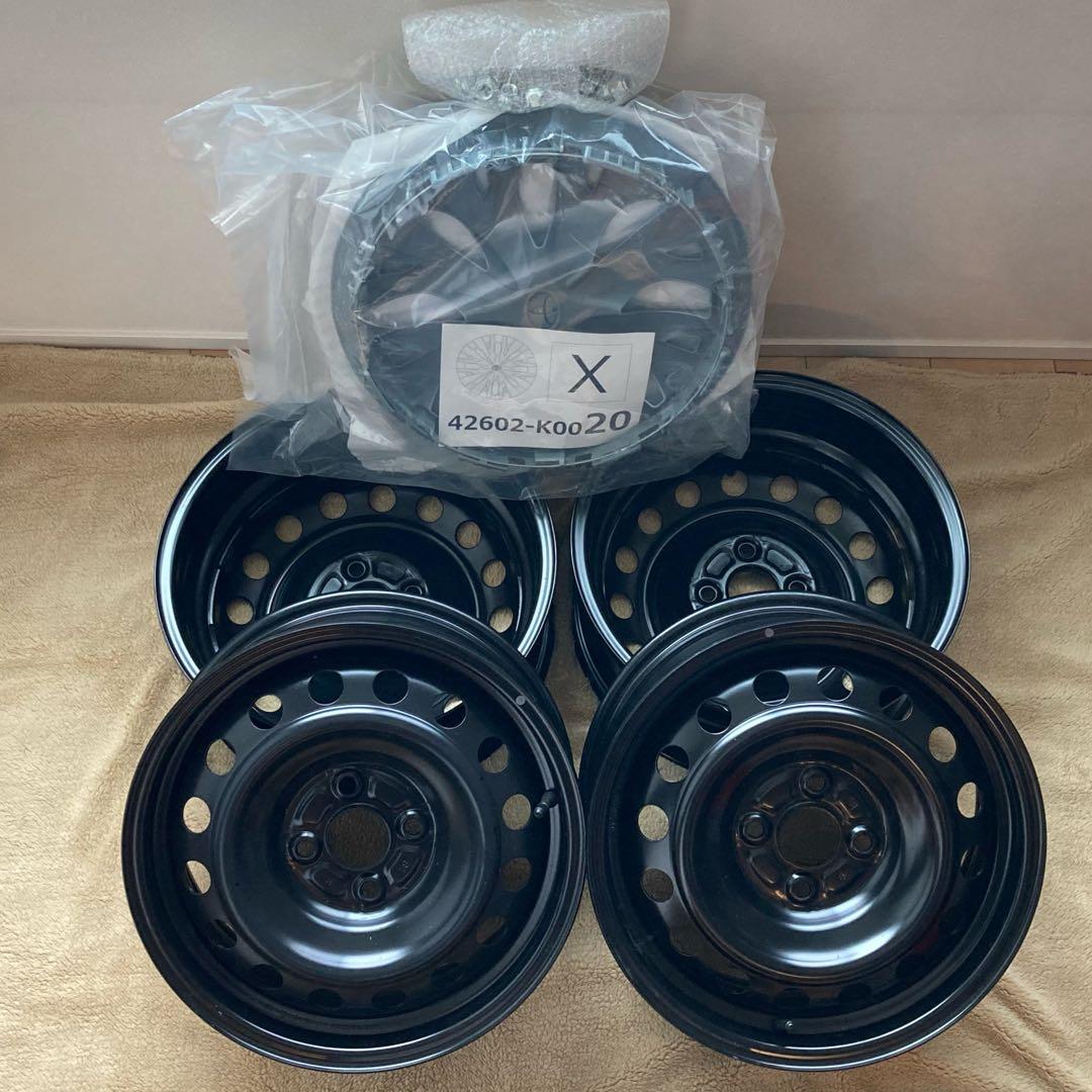 15インチ　新品ホイール4本セット カバー付