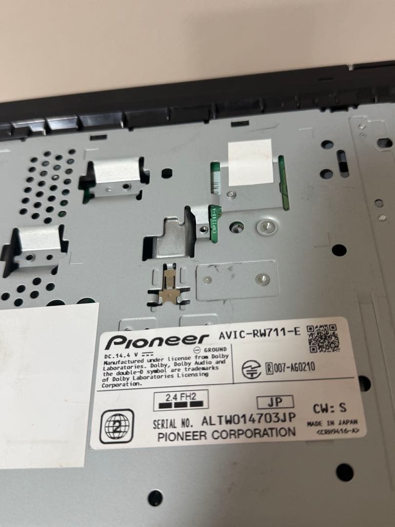 ジャンク品Pioneer AVIC-RW711 -E