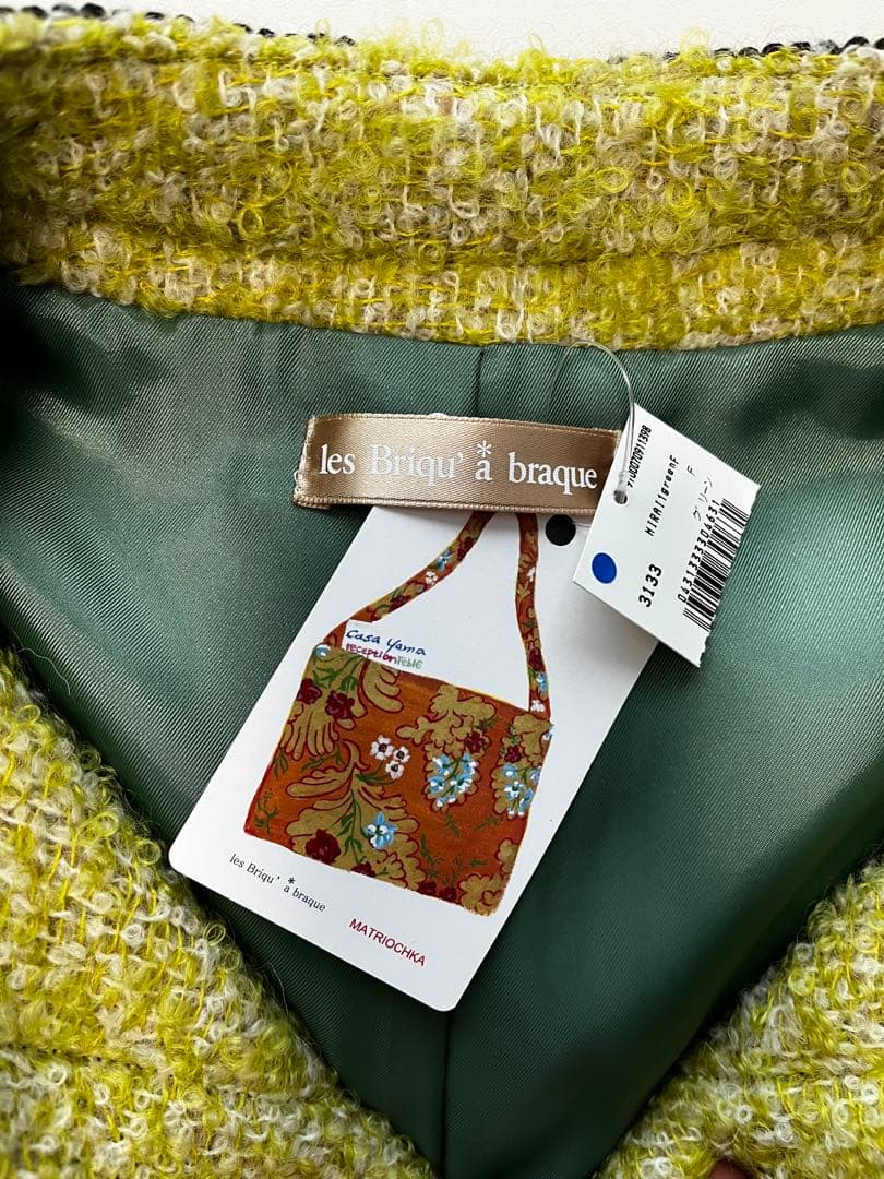 新品未使用「ピースdeミライ」コート　les Briqu'a braque