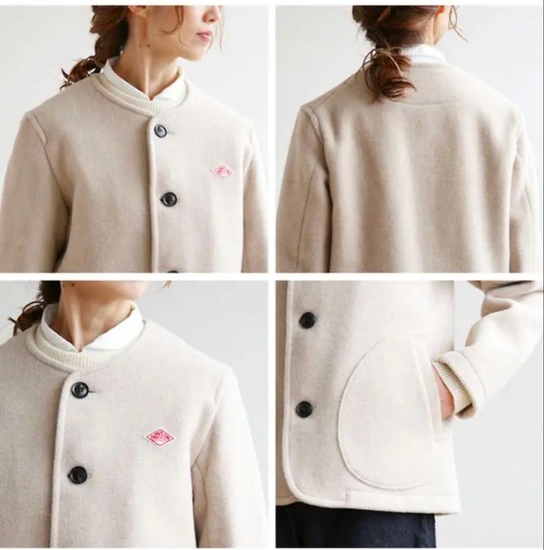 DANTON ダントン ウールモッサノーカラージャケット