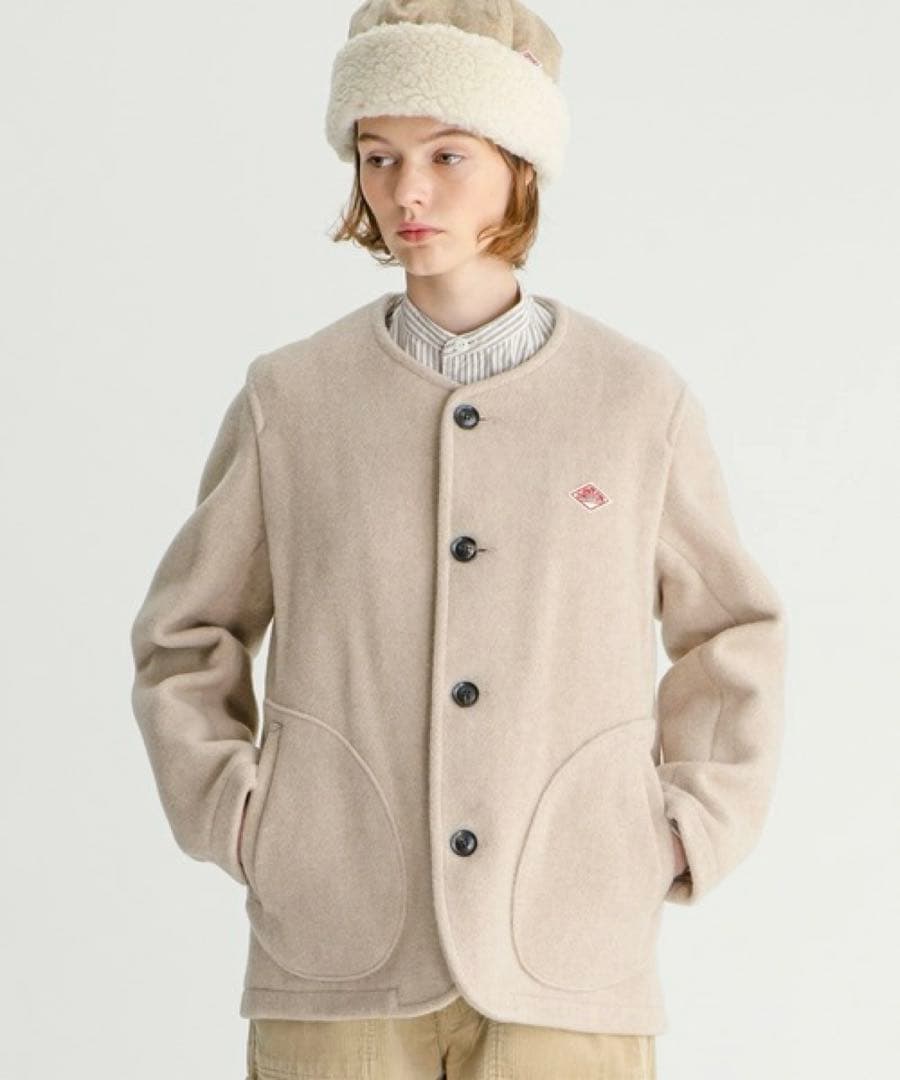 DANTON ダントン ウールモッサノーカラージャケット