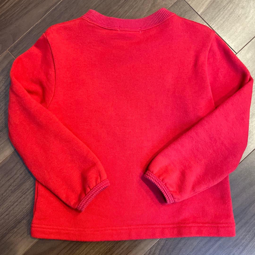 ファミリア　楽器　トレーナー　赤　110㎝