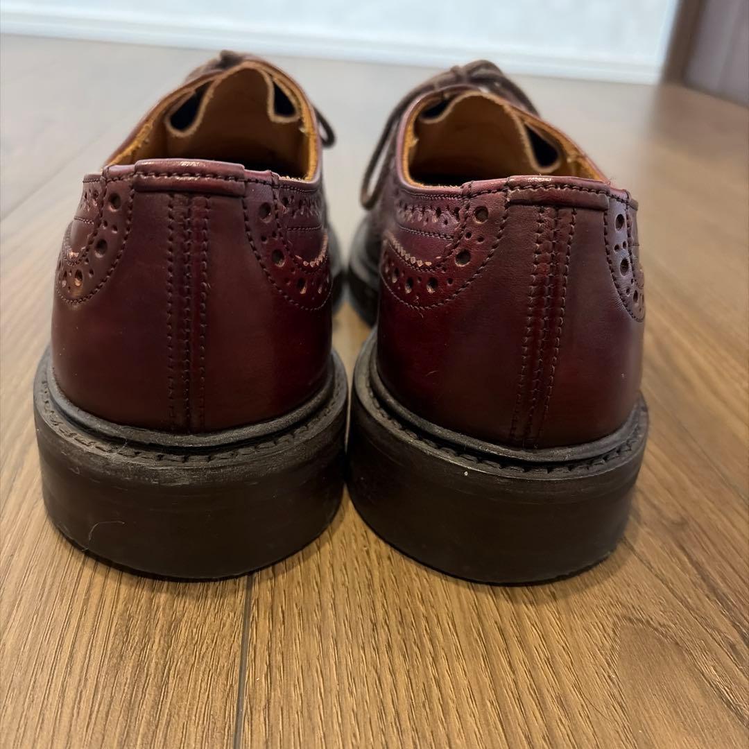 Tricker's ウィングチップシューズ　M7292 バーガンディ