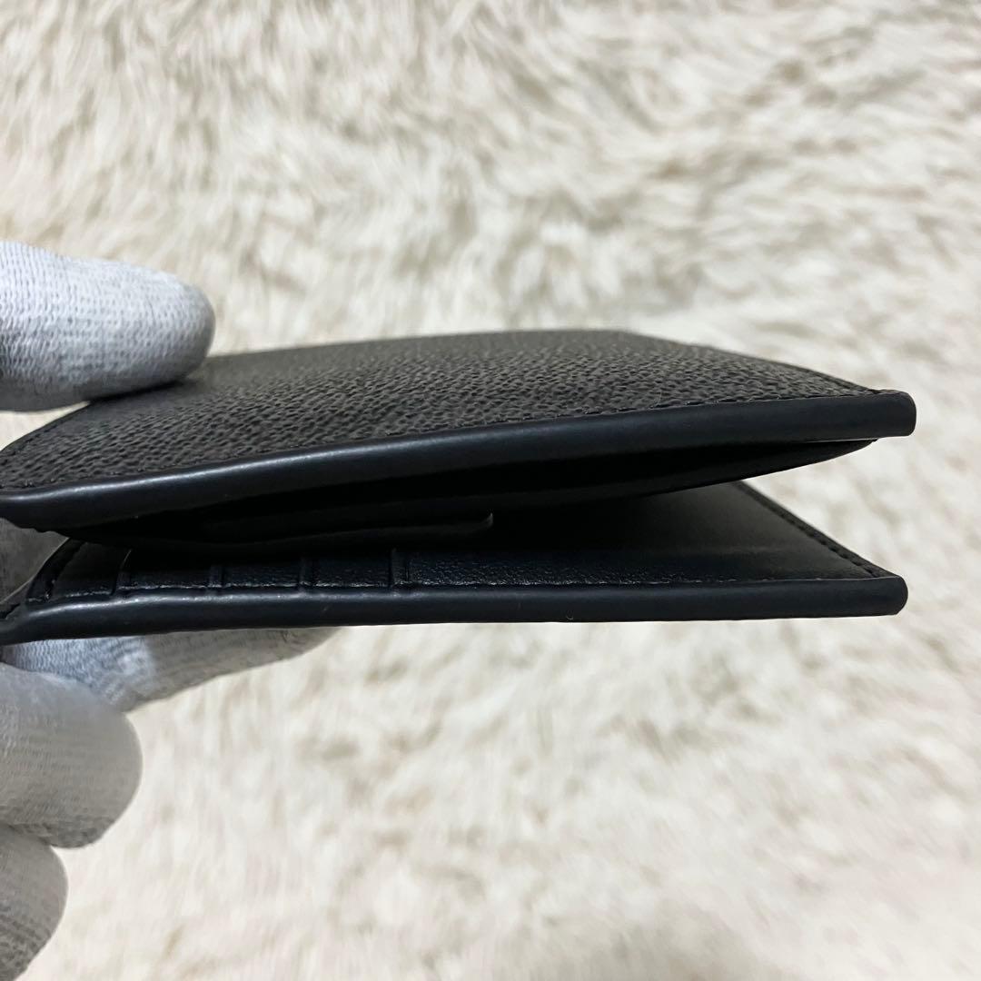 【極美品】 COACH シグネチャー フォールドウォレット