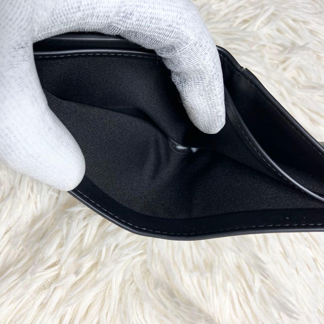 【極美品】 COACH シグネチャー フォールドウォレット