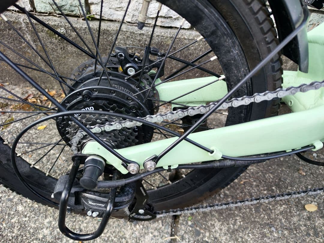 本州送料無料　VELMO Q2 電動アシスト自転車 ミントグリーン