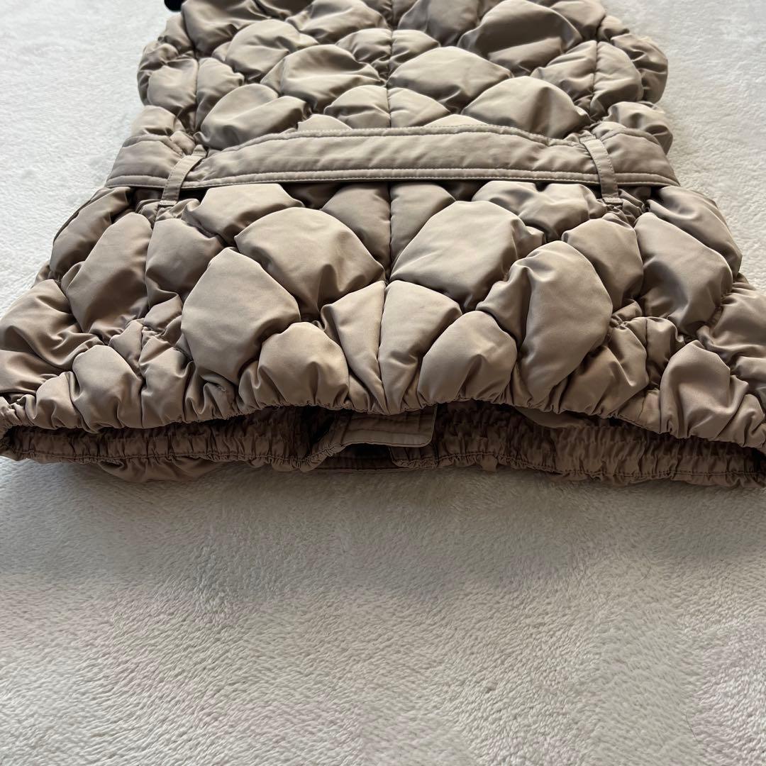 ●バーバリーロンドン　ダウンベスト　メガチェック　ノバ　ベルト付き　ダイヤカット