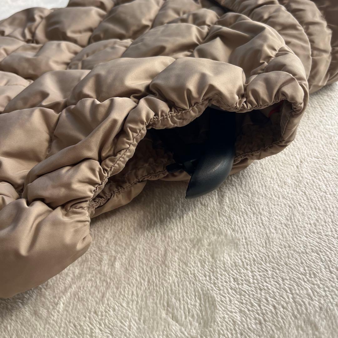 ●バーバリーロンドン　ダウンベスト　メガチェック　ノバ　ベルト付き　ダイヤカット