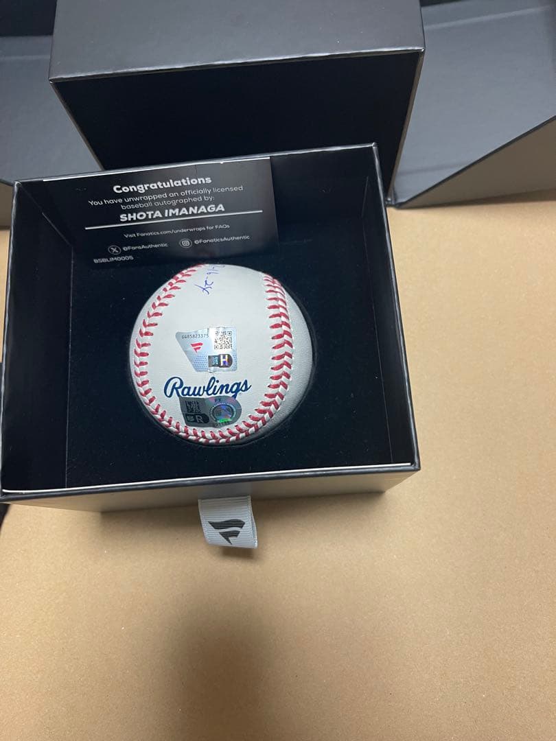 MLBカブス　今永昇太　公式直筆サイン入りボール　インスク入り