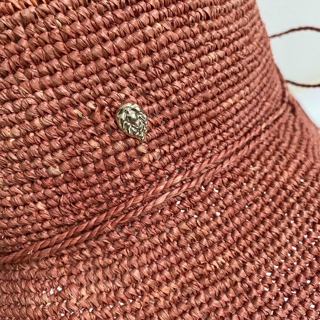 極美品　ヘレンカミンスキー　プロバンス7 ラフィアハット